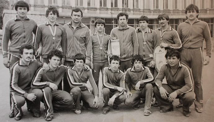 70-те година на миналия век – един от най-силните отбори на Спортното училище
